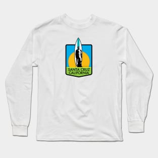 Santa Cruz Logo Surfer Statue Long Sleeve T-Shirt